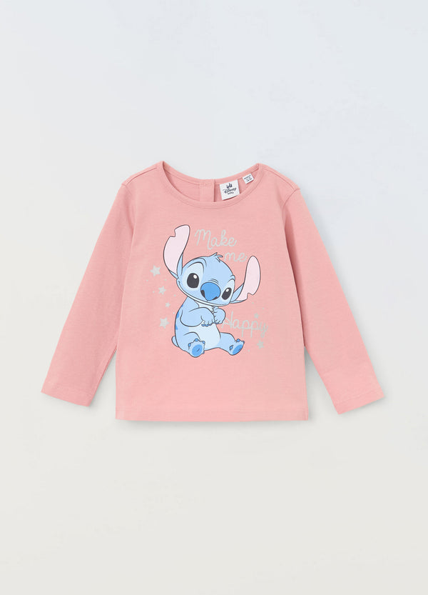 T-shirt in puro cotone neonata