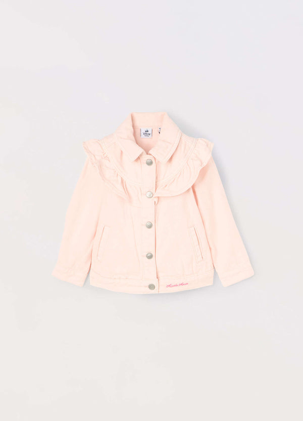 Giacca in denim di puro cotone neonata