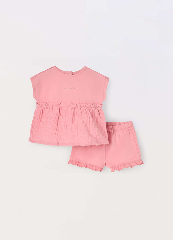 Set in jersey di puro cotone neonata