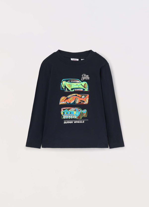 T-shirt in jersey di puro cotone bambino