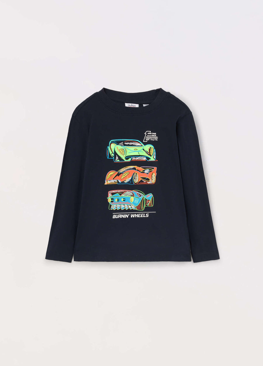 T-shirt in jersey di puro cotone bambino