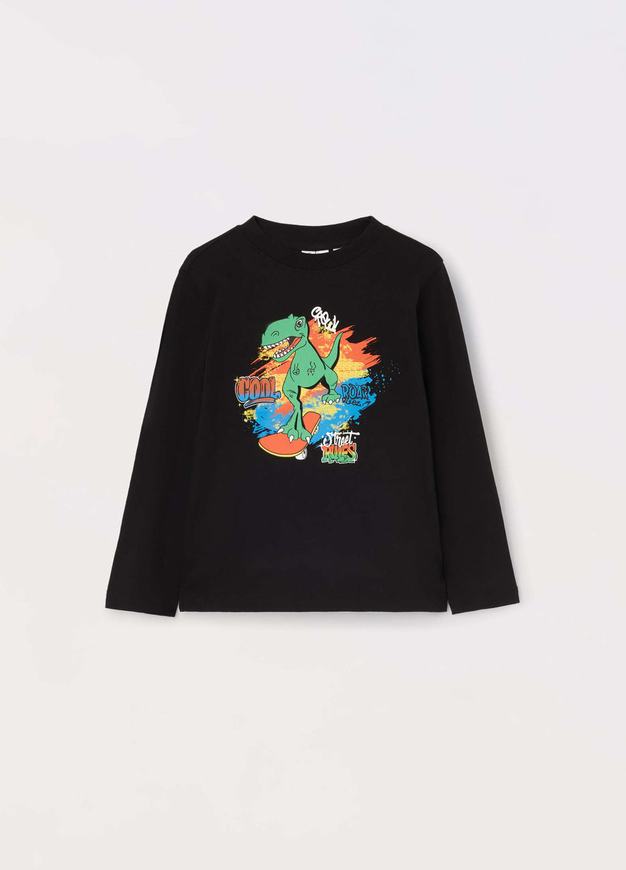 T-shirt in jersey di puro cotone bambino