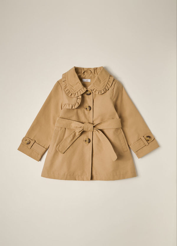 Trench in misto cotone neonata.