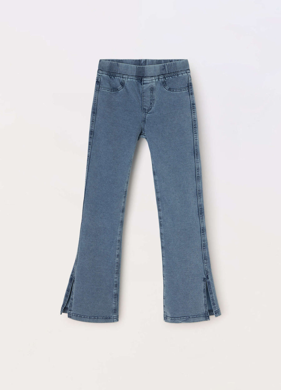 Jeggings flare fit in denim ragazza