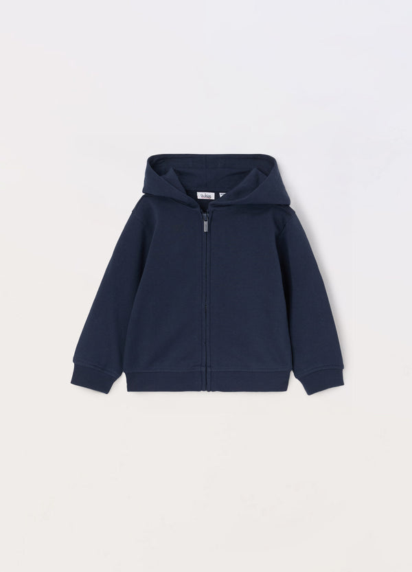 Felpa in french terry di puro cotone neonato