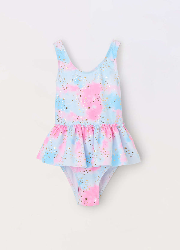 Costume intero con stampa bambina