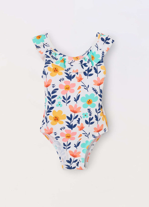 Costume intero florale neonata