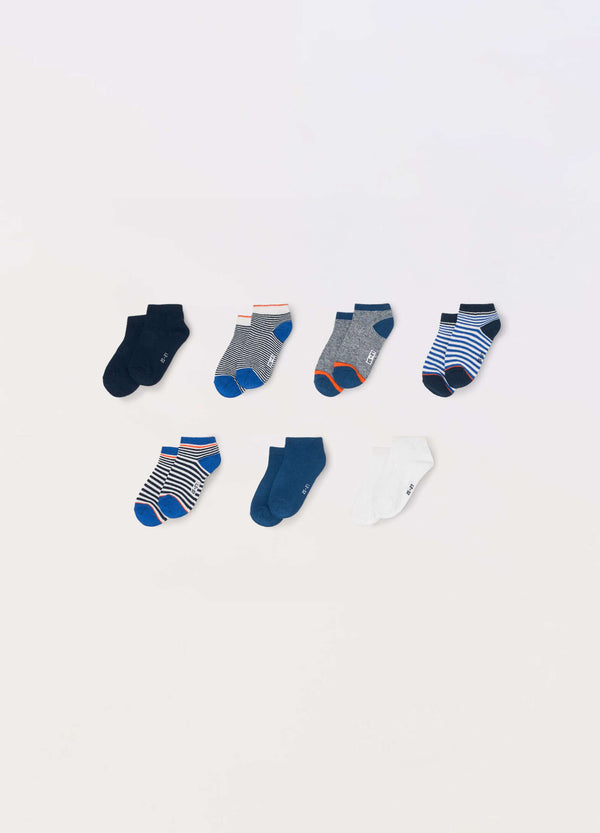Pack 7 calzini corti misto cotone