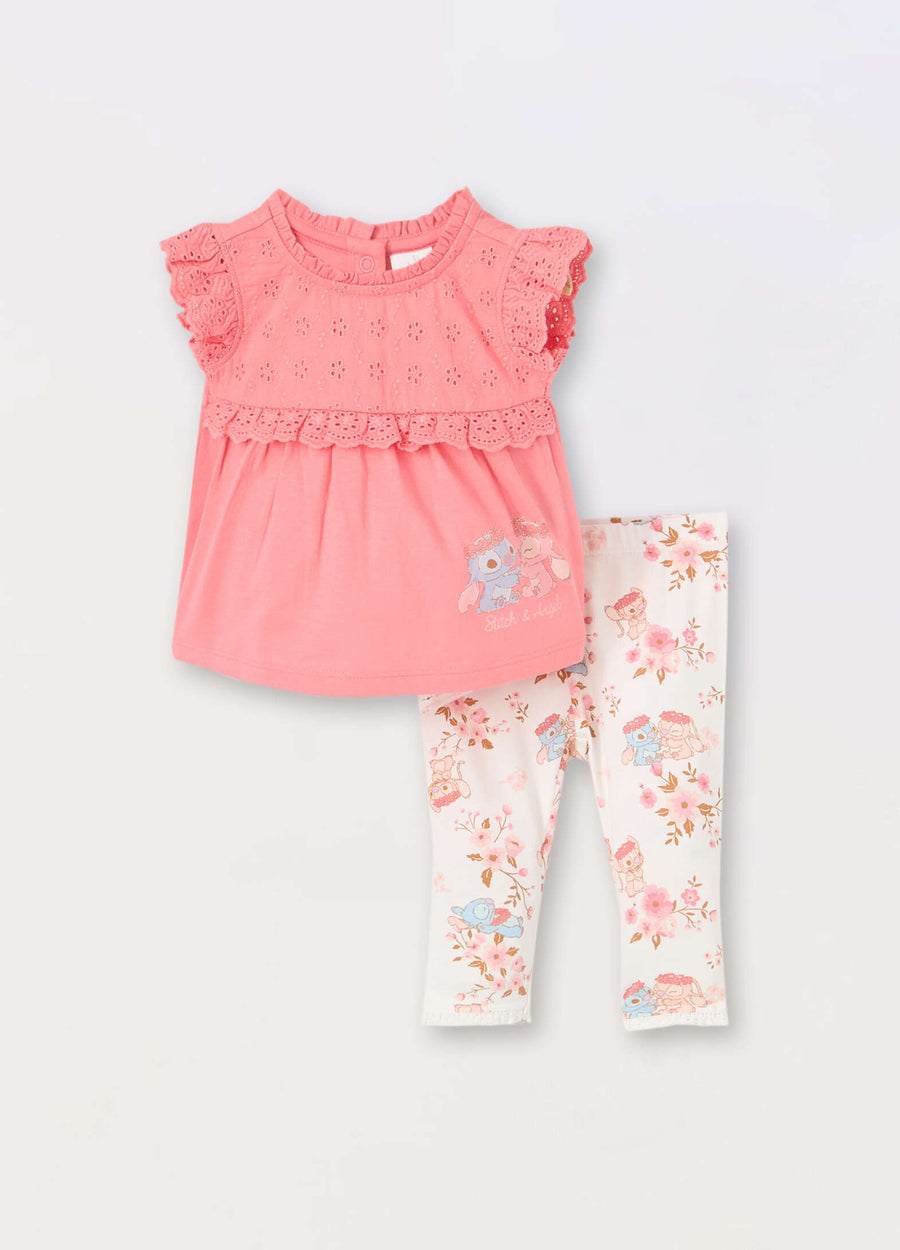 Jogging set in puro cotone organico neonata