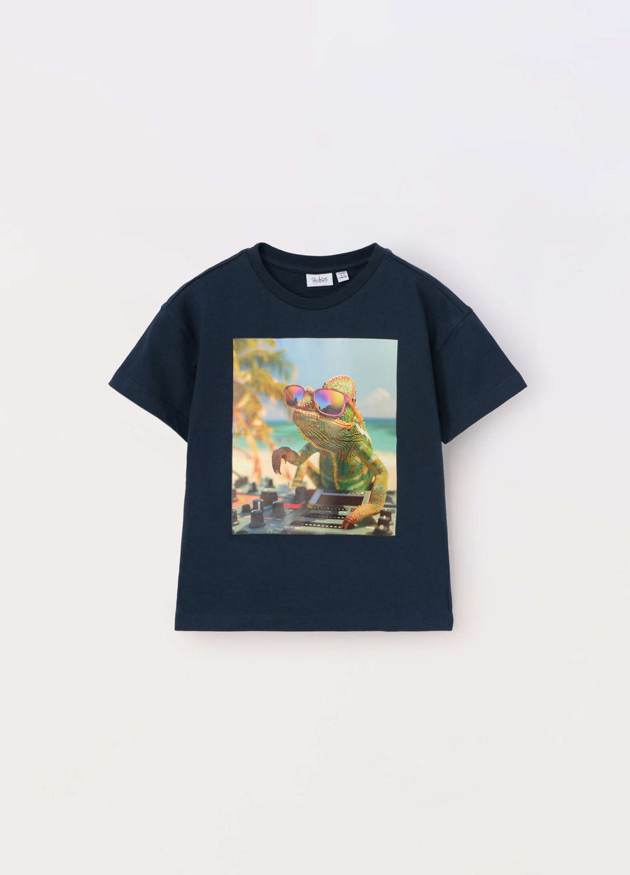 T-shirt in jersey di puro cotone bambino