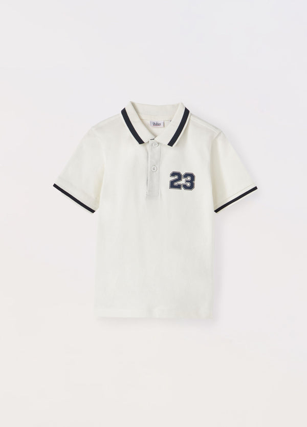 Polo in Piquet di puro cotone bambino
