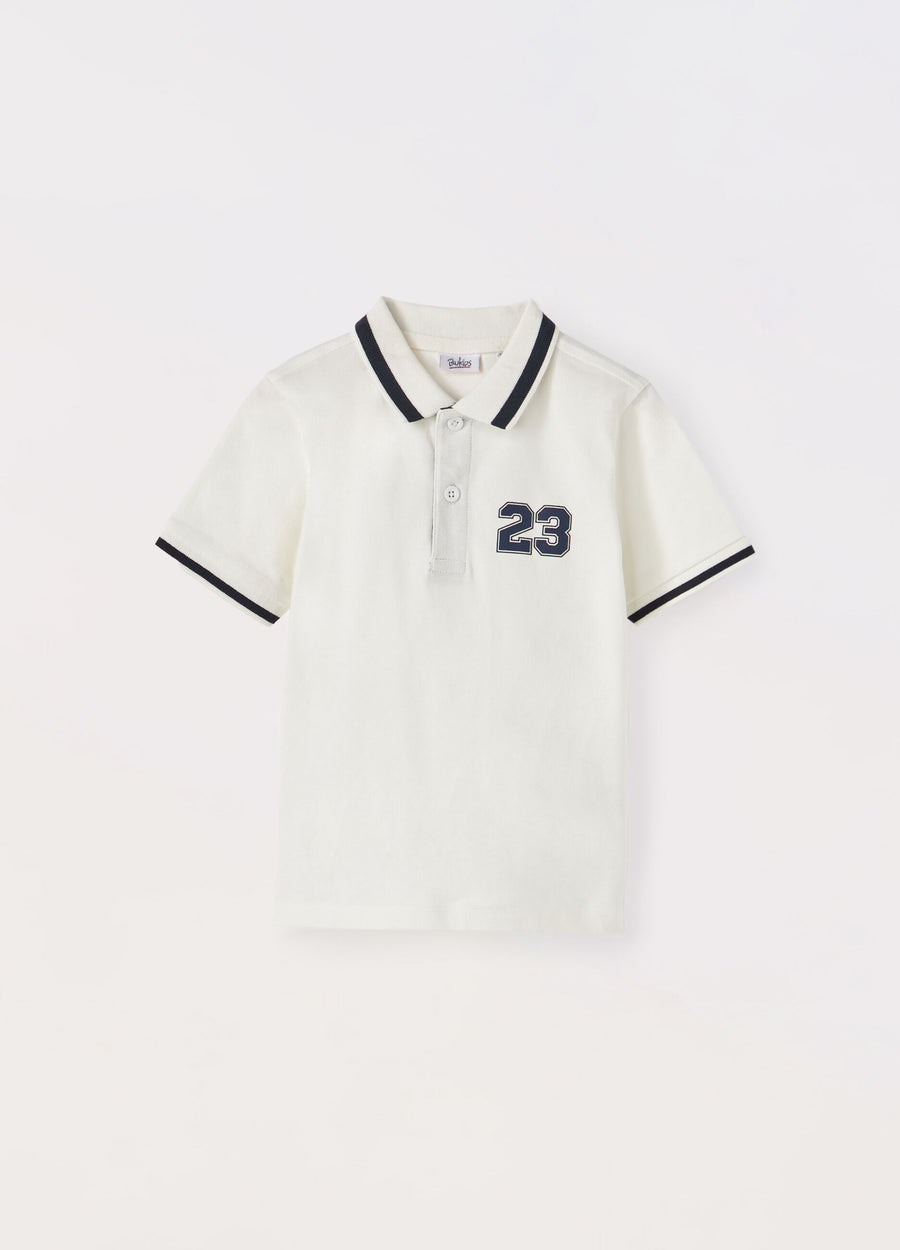 Polo in Piquet di puro cotone bambino