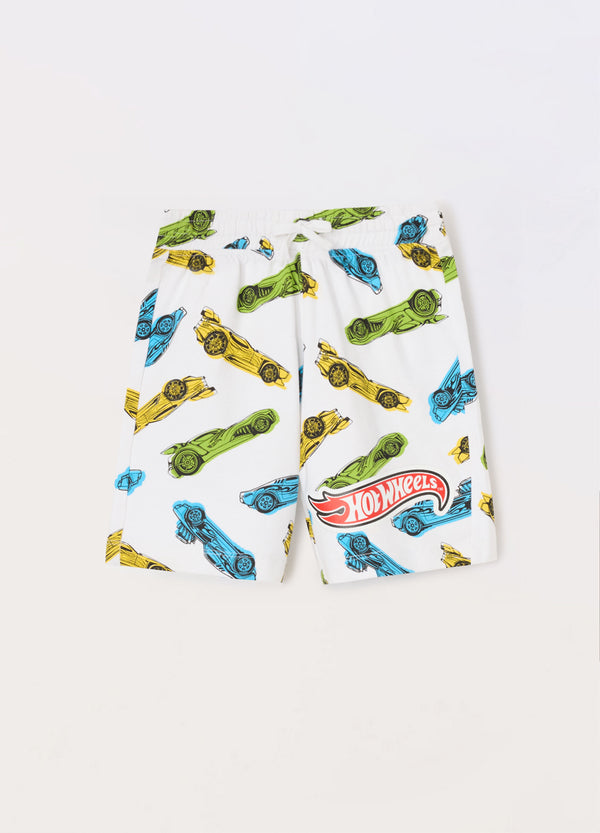 Shorts in french terry di puro cotone bambino