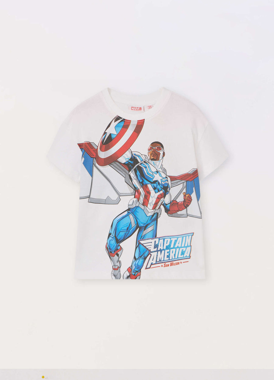 T-shirt in jersey di puro cotone bambino