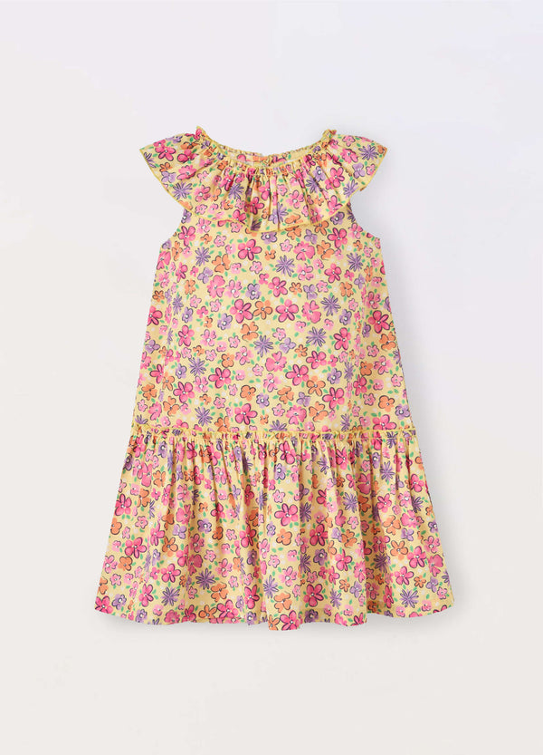 Vestito in crepe bambina