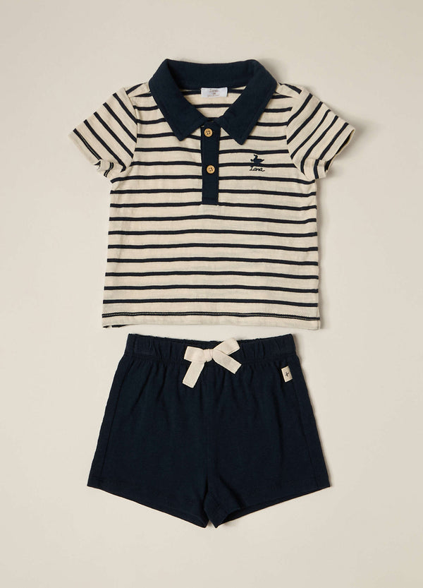 Set in jersey di puro cotone neonato