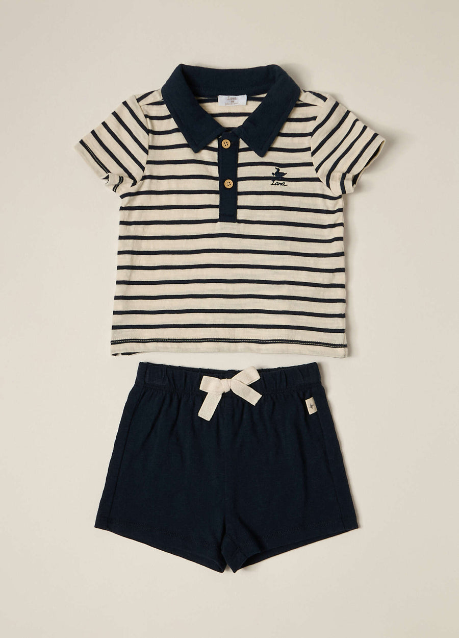Set in jersey di puro cotone neonato
