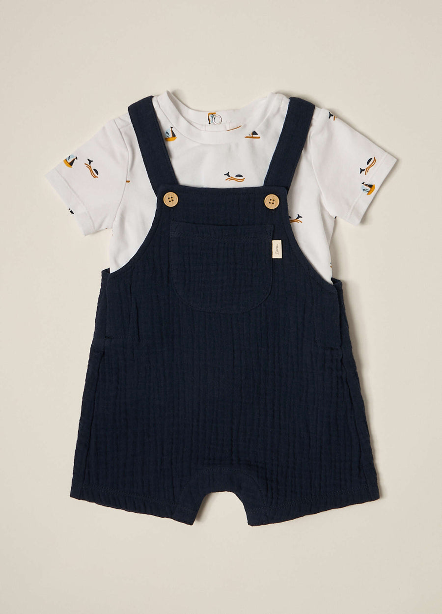 Set in cotone stretch neonato