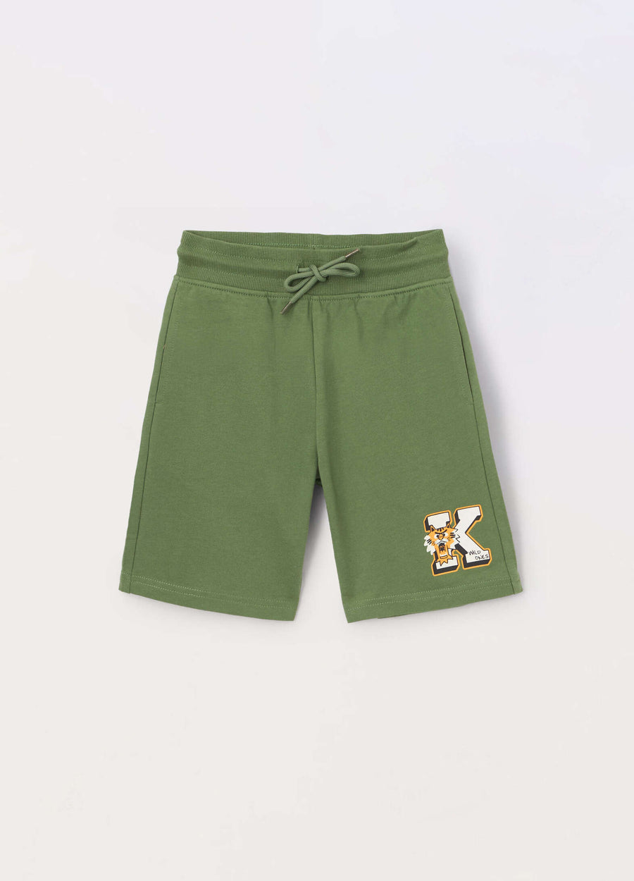 Bermuda in french terry di puro cotone bambino