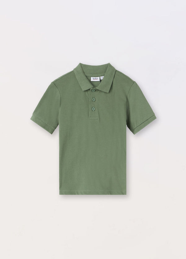 Polo in puro cotone Piquet bambino
