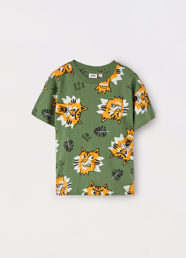 T-shirt in jersey di puro cotone bambino