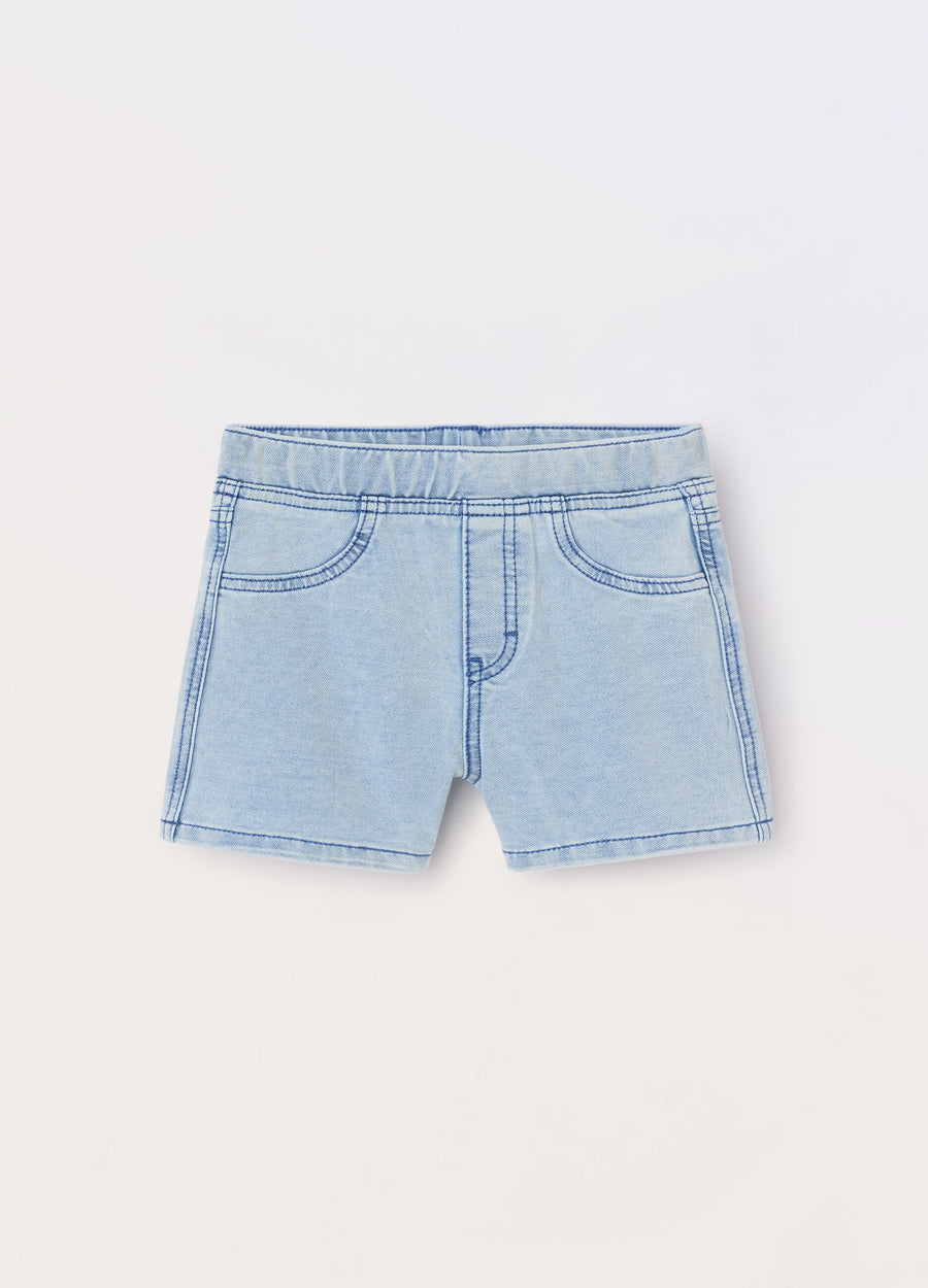 Shorts in stretch denim ragazza