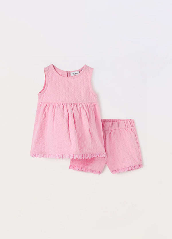 Jogging set in puro cotone neonata