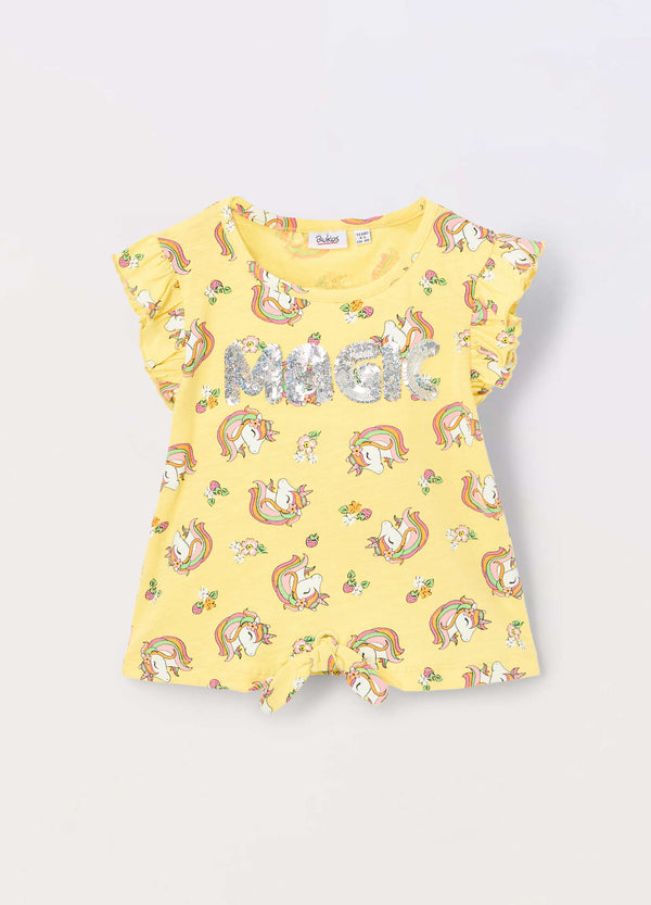 T-shirt in jersey di puro cotone bambina