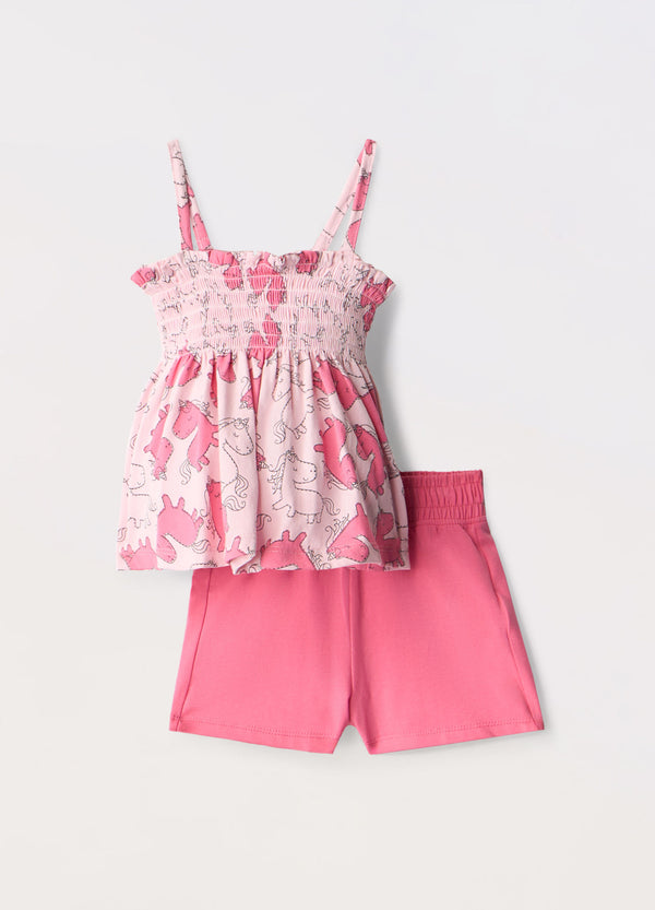 Jogging set in jersey di puro cotone neonata