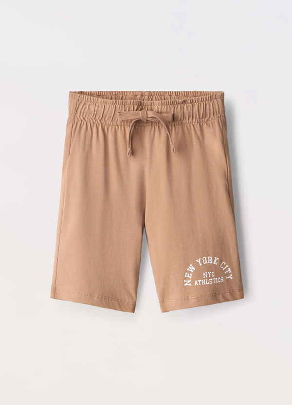 Shorts in jersey di puro cotone bambino