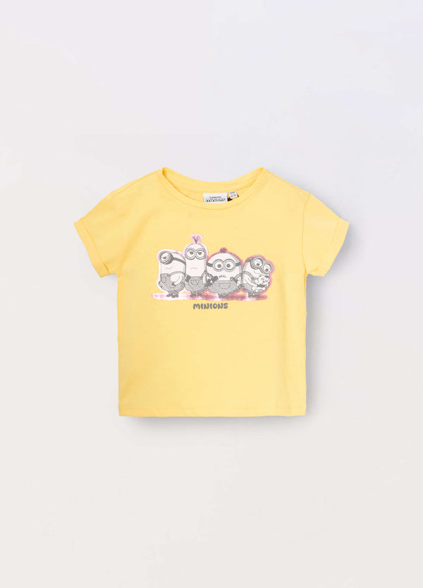 T-shirt in puro cotone bambina