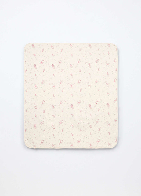 Copertina in interlock di puro cotone neonata