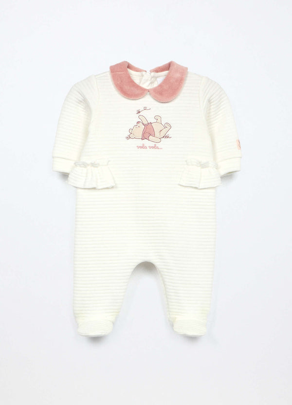 Tutina in misto cotone matelassé neonata
