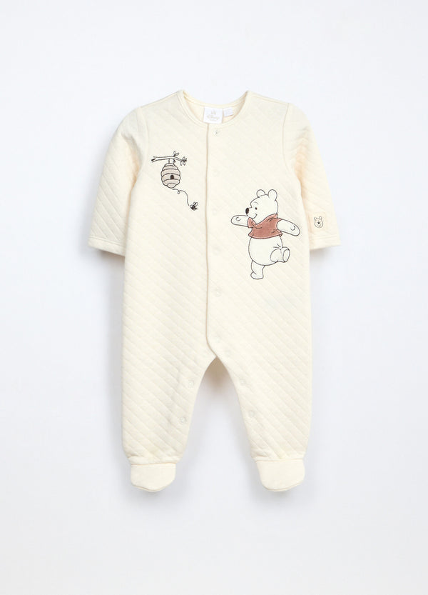 Tutina in misto cotone matelassé neonato