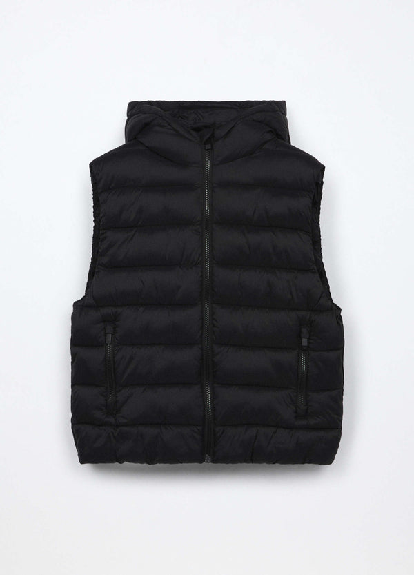 Giubbino imbottito smanicato ragazzo