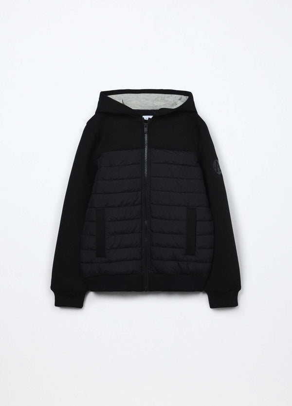 Giubbino con inserti imbottiti ragazzo