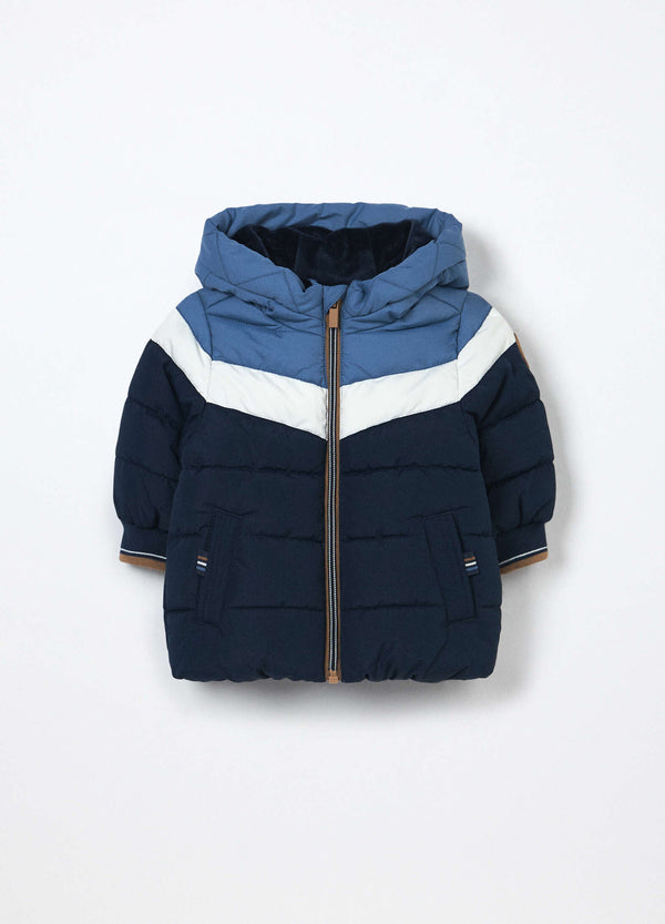 Giubbino imbottito con cappuccio neonato