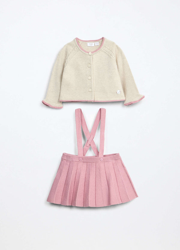 Set tricot in puro cotone neonata