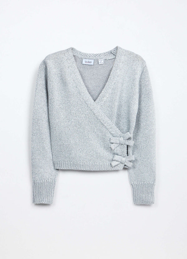 Cardigan tricot bambina