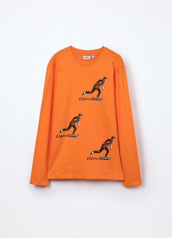 T-shirt in jersey di puro cotone ragazzo