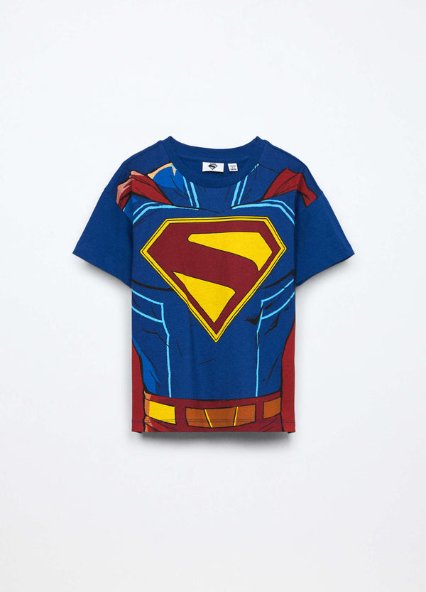 T-shirt a maniche corte in puro cotone bambino