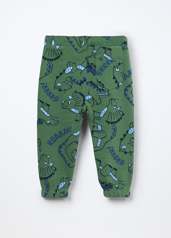 Jogger in french terry di puro cotone neonato