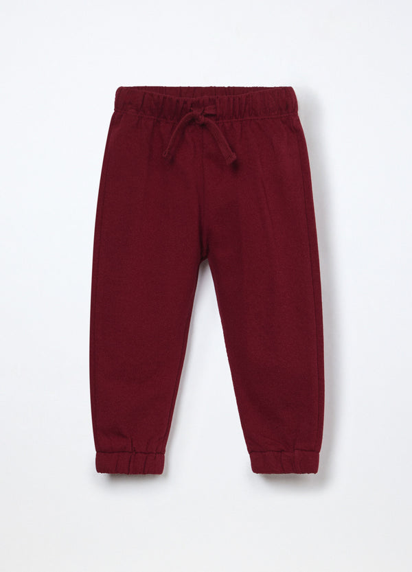 Jogger in french terry di puro cotone neonato