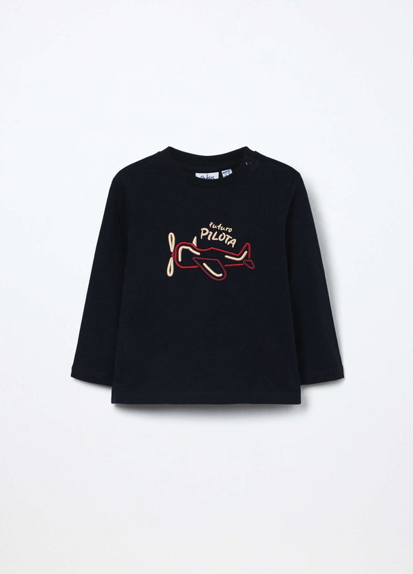 T-shirt in jersey di puro cotone neonato