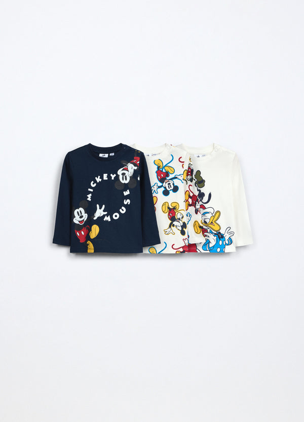 Pack 3 t-shirt in jersey di puro cotone neonato
