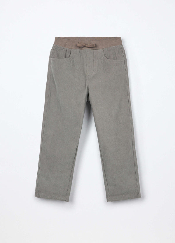 Jogger in costina di velluto bambino BLUKIDS