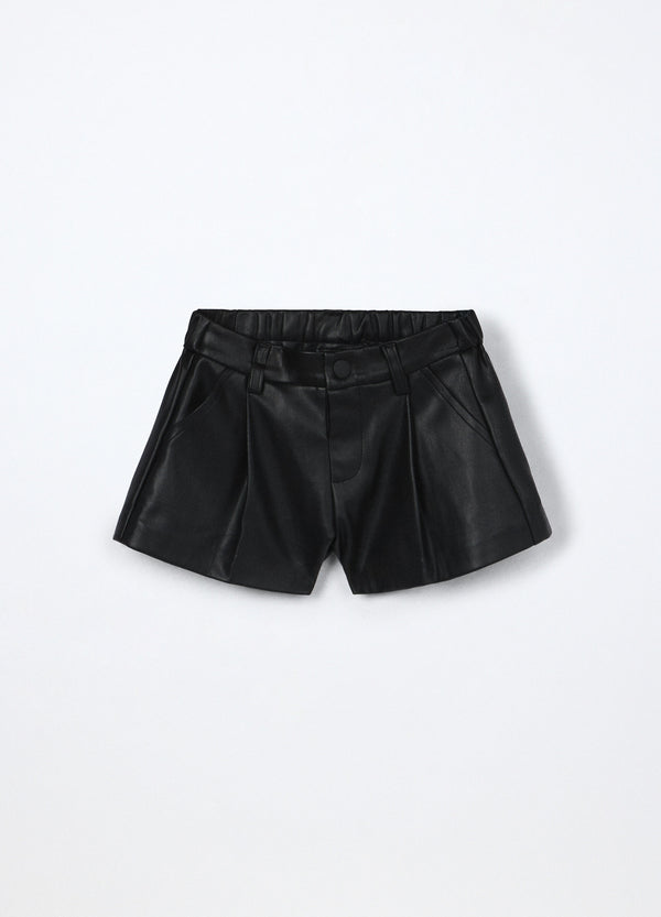 Shorts in eco pelle neonata