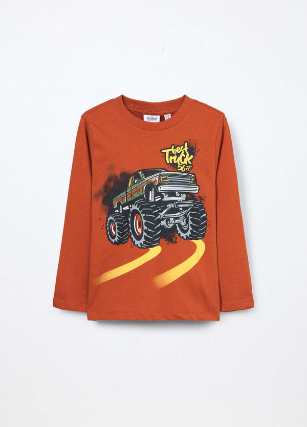 T-shirt in jersey di puro cotone bambino