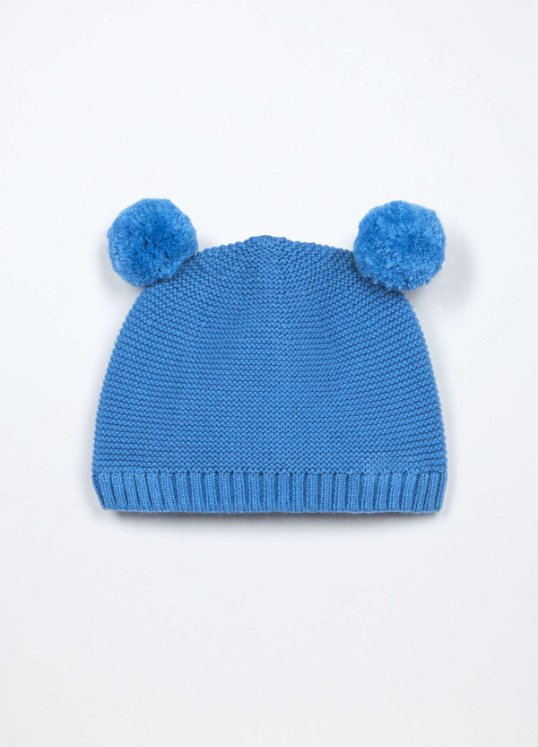 Berretto tricot in puro cotone neonato