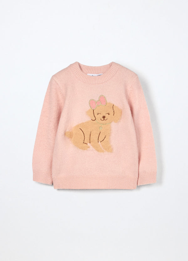 Tricot con lavorazione jacquard neonata